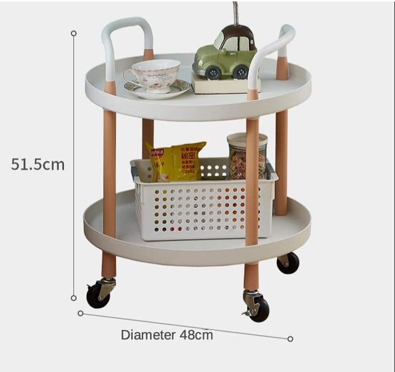 CJDMD 3 нивоа за складирање кујна кујна преклопена количка за рак на ракчиња од зеленчук
