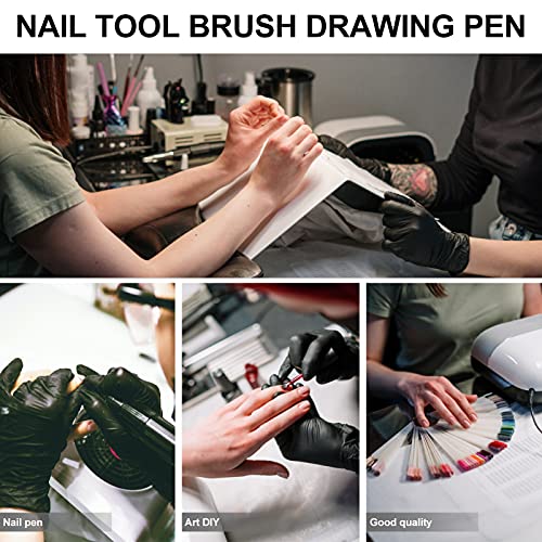 Исцели uv гел нокти четка за нокти за сликање пенкало за нокти, алатка за уметности за уметност за нокти, алатка за уметност