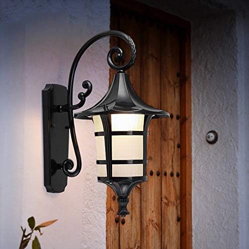 Anmmber wallидна ламба водоотпорна LED европска ретро wallидна ламба надворешна влезна wallидна ламба двор патека Американска градинарска ламба