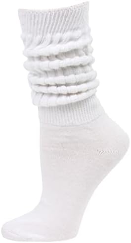 6 парови Слабени чорапи женски чистачи чорапи памук пријатна бела големина 9-11