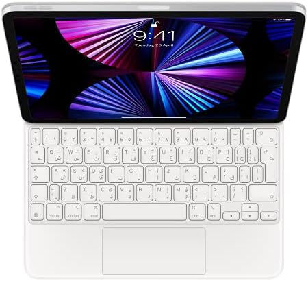 Епл Магија Тастатура: ipad тастатура случај за iPad Pro 11-инчен И Ipad Воздух, Одлично Пишување Искуство, Вграден во trackpad, Швајцарско-Бело