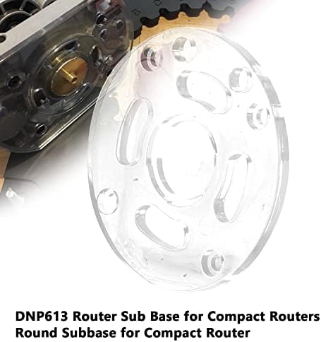 Под -база на рутерот DNP613 за компактни рутери / тркалезна под -база за компактен рутер, усвојува транспарентен дизајн Обезбедете