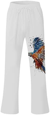 Менс термички панталони Постелна облека за мажи Постелнини панталони за мажи современ удобен квалитет мека постелнина боја