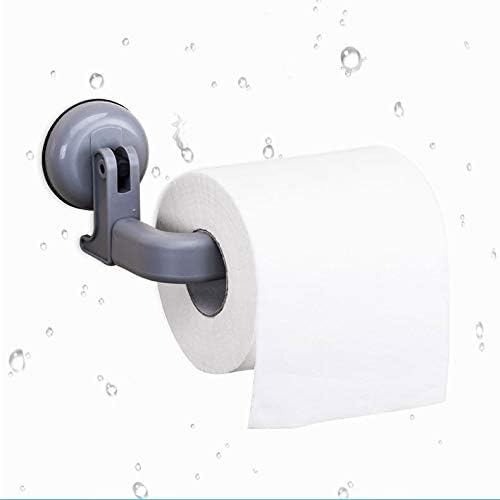 Држач за тоалетна хартија KLHHG за бања или кујна за вшмукување за складирање отстранлив wallиден монтирање за поставување ролни или висечки пешкир