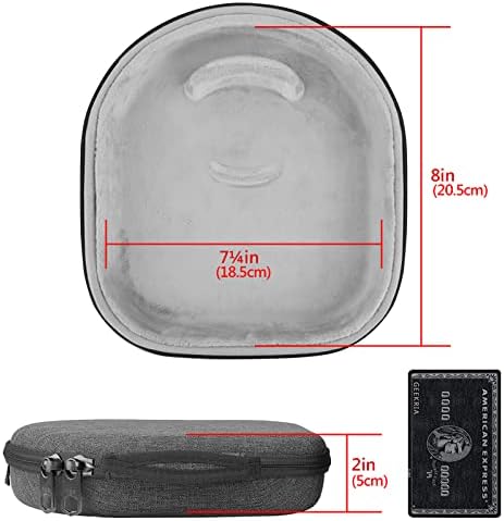 Слушалки за слушалки Geekria Shield компатибилен со Master & Dynamic MW75, MH40, MW65, MW60, MW50+, безжичен случај MG20, торба за носење