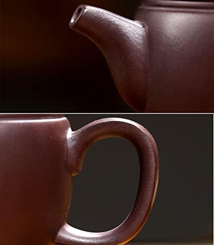 Рачно изработено чајник со пурпурни песоци чајник Кинески производител на чај Зиша Клеј котел грнчарија Ханва тенџере - 300 мл/10.14oz