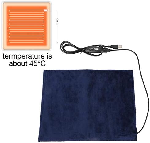 Подлога за греење на Акозон, УСБ за грејач на електрична крпа 5v2a, за греење елемент за облека за миленичиња за миленичиња потопло