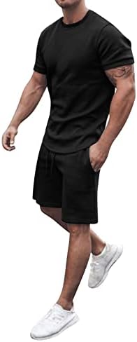 Летни и шорцеви кошули плажа кратки 2 парчиња ракави за машки панталони поставуваат мажи костуми и поставувања и пински одземени костум