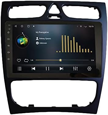 Андроид 10 Авторадио Автомобил Навигација Стерео Мултимедијален Плеер Гпс Радио 2.5 Д Екран На Допир Форбенц Ц Класа 2002-2004/КЛК-КЛАСА
