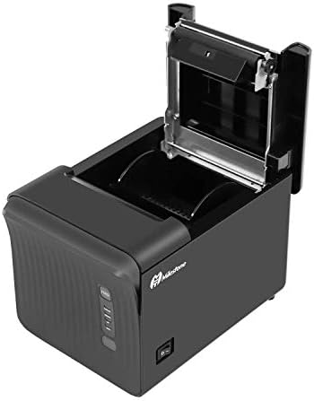 Печатач за термички прием Meihengtong 3'1/8 80mm, печатач за термички прием, 250мм/s POS печатач со автоматски секач, USB сериски