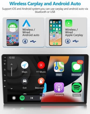 За ХОНДА ЦРВ 2012- Андроид 11 Автомобил Стерео Поддршка Безжичен Карплеј&засилувач; Андроид Авто 9 Инчен Екран на Допир 2+32G со