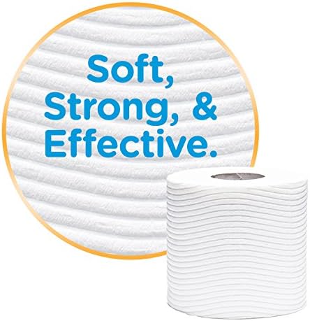 Тоалетна хартија за чиста грижа за памук, ткиво за бања, 24 мега ролни за тоалетна хартија