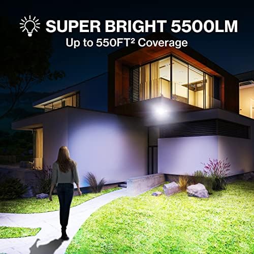 Олафус 500W еквивалентно LED RGB Uplights и 55W светло за светло за движење на отворено