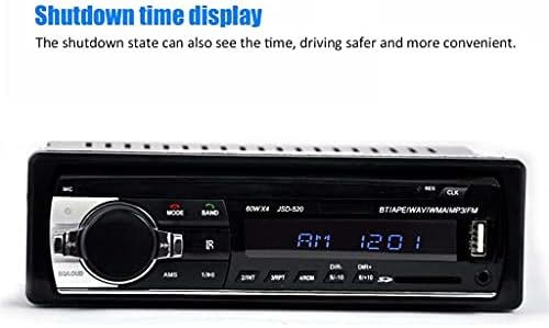 Zhuhw 12V Универзален автомобил Mp3 Car Stereo FM Aux Влезен приемник SD USB MP3 радио плеер во единицата