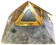 Кристалмирајл иолит оргонит 21 мм пирамида кристал заздравување Реики Фенг Шуи Подарок Велнес рачно изработен ваастту Багуа