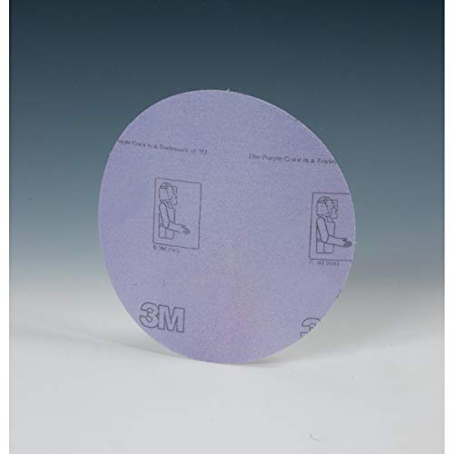 Disc на куќиште II 3M 360L - P600 решетка за пескарење - Поддршка за кука и јамка - јасен палто, композит, дрво - за случаен орбитал