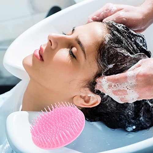 WGUST хипер ледена топка за коса Скалп масажер шампон четка за четка за туширање коса со долги флексибилни силиконски влакна за мешунки
