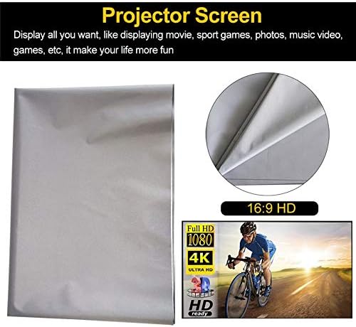 N/A 72/84/10/120 инчи Проектор Рефлексивна ткаенина ткаенина за екран на проекторот DLP