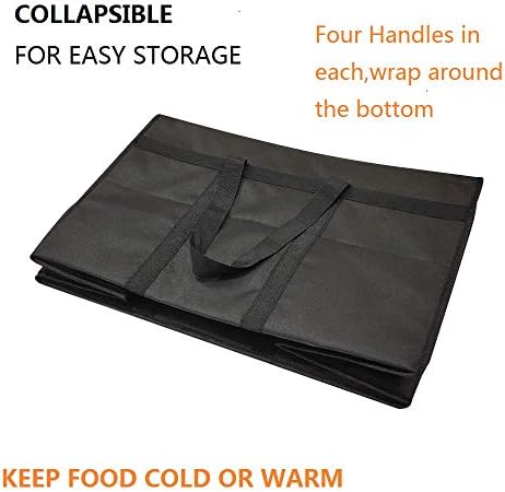 Xxx-големи изолирани ладилни кеси за ладење со затворање на патент, торби за купување намирници за еднократна употреба, чувајте ја