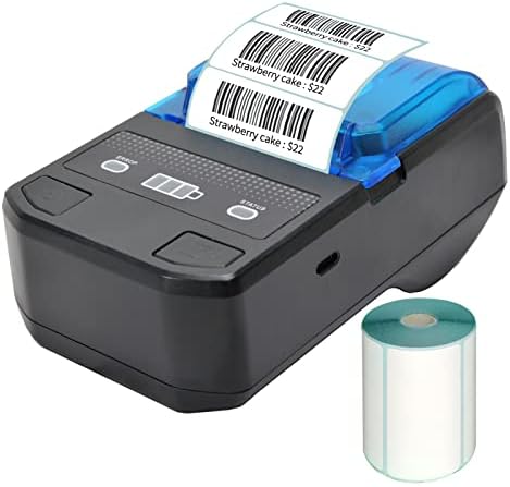 Производител на етикети Xixian, производител на термички етикети од 58мм безжичен печатач за печатач за печатач со етикета BT Mini