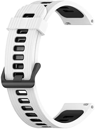 Ipartsonline Silicone Watch Strap компатибилен за Xiaomi Watch S1 Active/S1/Mi Watch, дише за замена на часовникот за замена 22мм рачен