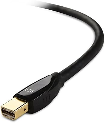 Кабелски работи Mini DisplayPort на HDMI адаптерот во црна - Thunderbolt и Thunderbolt 2 порта компатибилен