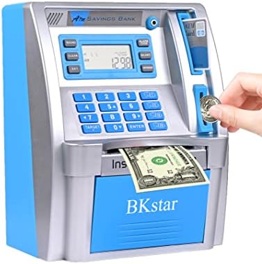 Bkstar 2023 ги надгради децата кои зборуваат свинче банка, банкомат за заштеда на банкомат за вистински пари со вистинска говорна