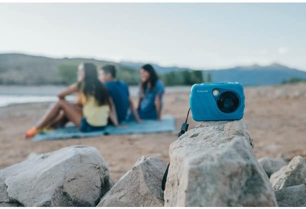 Polaroid IS049 HD водоотпорна дигитална камера 16MP, 2,4 ”LCD дисплеј преносен рачен дејство водоотпорна дигитална камера, Teal