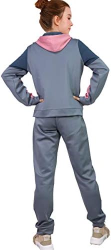 Leehanton женски тренерки поставува 2 парчиња џогирање облека загревање на патент худи и панталони од потење