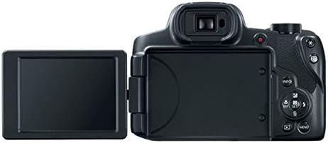 Canon PowerShot SX70 20.3MP Дигитална камера 65X Оптички зумирање леќи 4K Видео 3-инчен LCD LCD наклон на екранот + 32 GB пакет
