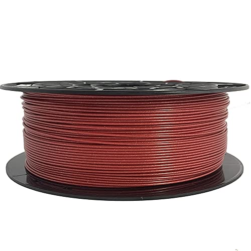 Cctree Pla Filament 1.75mm Galaxy Red, мермерна сјајна искра сјае PLA 3D печатач за печатач 1KG Spool for Creality Ender 3 Pro,