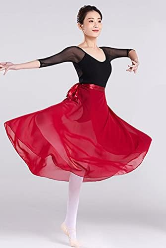 Оридор женско балетско здолниште чиста обвивка за завиткување лирски танцувачки танцувачки перформанси практики костуми