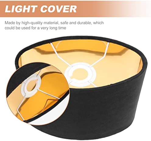 Beaupretty црна лустер E27 Клип за ламба за ламба на сијалица на сијалицата, овална - Заштита на лустерот за ветеринари за табела
