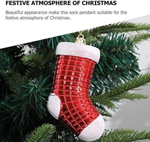 Прекицом Божиќни чорапи Персонализирани празници за висечки чорапи украси за новогодишна елка за семеен одмор Божиќна забава декор камин виси за