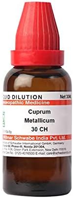 Д -р Вилмар Швабе Индија Cuprum Metallicum разредување 30 CH шише од 30 ml разредување