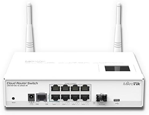 Mikrotik CRS109-8G-1S-2HND-IN MIKROTIK CRS109-8G-1S-2HND-in Cloud Router Switch 8 x Gigabit, S Mikrotik Cloud Router Switch CRS109-8G-1S-2HND-во