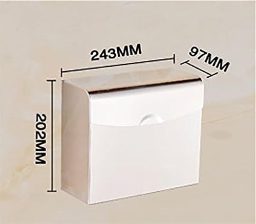 Држач За Ролна За Тоалет, кутија за ткиво во Бања од нерѓосувачки челик, водоотпорна кутија за тоалетна хартија држач За тоалетно