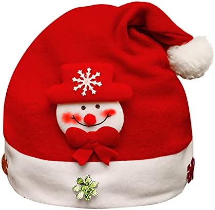 1 ПАРЧИЊА Божиќен Елен Мека Капа На Дедо Мраз Божиќна Капа Божиќни Капи Капа На Дедо мраз За Божиќна Забава Фустан За Жени