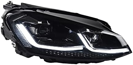 Фарови Компатибилни со VW Голф 7 MK7. 5 GTI LED 2013-2020 Голф 7.5 Глава Светилка АВТОМОБИЛ Стил DRL Сигнал Проектор Објектив Авто Додатоци Пред