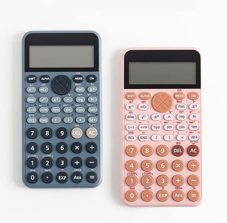 XWWDP Научен калкулатор Студентски испит Студент Специјални калкулатор Преносен мини функција Мултифункционален дво-линиски компјутер (боја:
