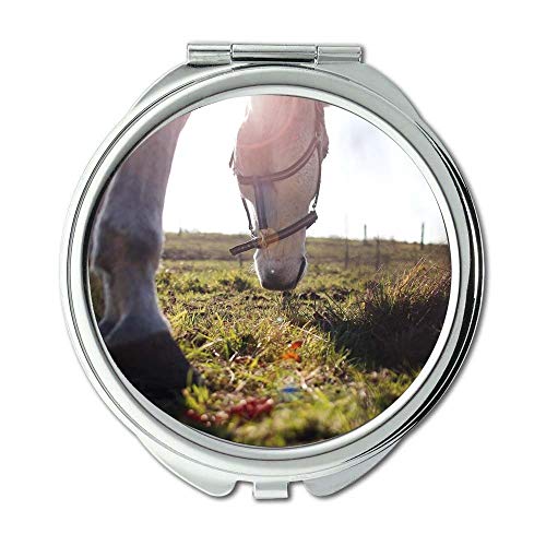 Огледало, Компактно Огледало, јадете трева коњ,џеб огледало, преносливо огледало