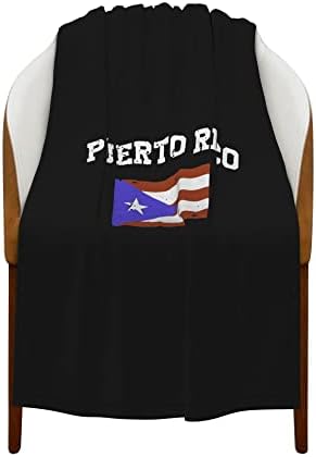 QG ZZX избледено знаме Порто Рико Бебе ќебе за момчиња Девојче ќебе ќебе ќебе
