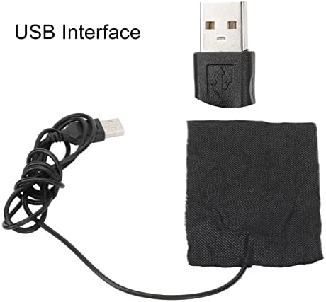 Подлога за грејач на електрична крпа Шанри, топла компресија со мала тежина Електрична USB загреана подлога чувајте топло за ладно