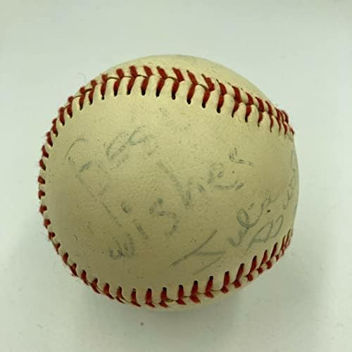 Singули Буд Сингер потпиша автограмиран бејзбол - автограмирани бејзбол