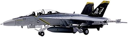 1/100 американска морнарица F/A-18F F-18 Super Hornet VF103 Fightraft Aircraft Metal Metal Diecast Ament Model за собирање или подарок