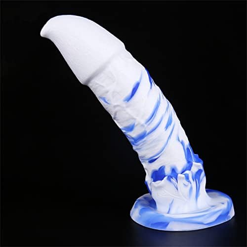 Шарено чудовиште дилдо со моќно вшмукување чаша 8,86 инчи реалистична флексибилна течна силиконска дилдос возрасна секс играчка