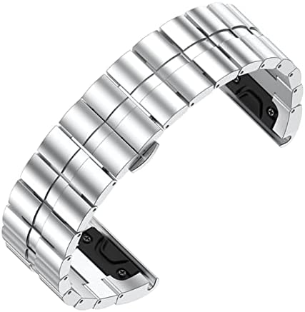 CEKGDB 26мм Брзо ослободување на опсег Метал Лесно вклопување од не'рѓосувачки челик за часовници за часовници за зглобот за Garmin Fenix ​​7x