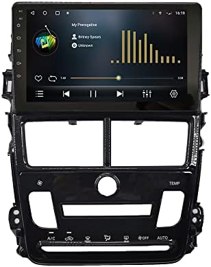 Андроид 10 Авторадио Автомобил Навигација Стерео Мултимедијален Плеер ГПС Радио 2.5 Д Екран На Допир forTOYOTA VIOS/Јарис 2018-2021 RHD(Auto AC)