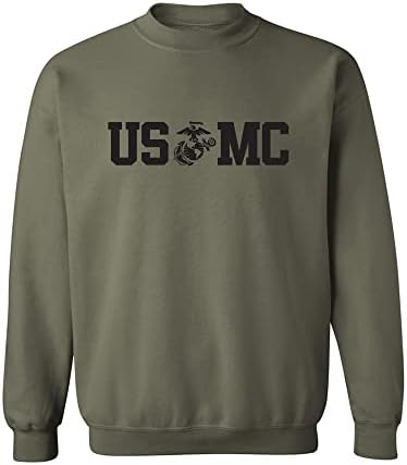 Zerogravitee USMC Eagle Globe Anchor Crewneck Sweatshirt