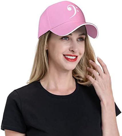 Бас -распрскувачки музички бејзбол капа што може да се пее прилагодлива капа за едноставност, женски машки камионџија капа